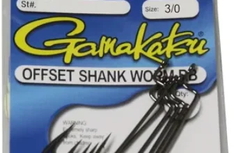 Gamakatsu OffsetShank Round Bend Worm Hook